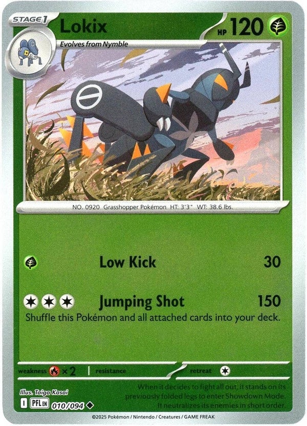 Lokix 010/094 Reverse Holo Phantasmal Flames