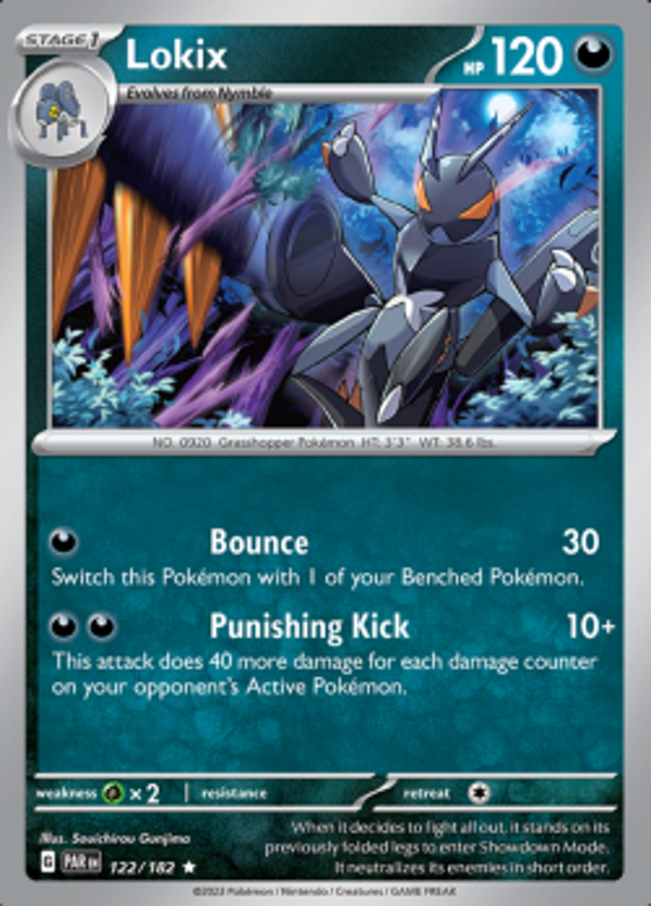 Lokix 122/182 holo Paradox Rift