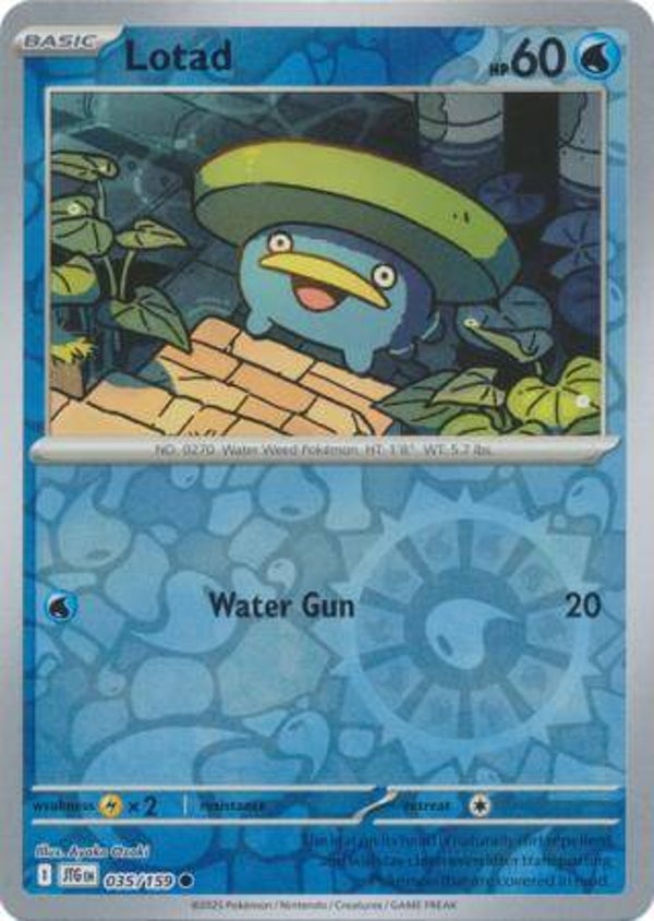 Lotad 035/159 Reverse Holo Journey Together
