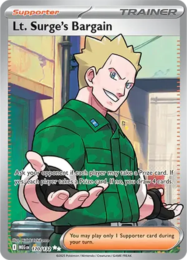 Lt. Surge's Bargain 170/132 Mega Evolution
