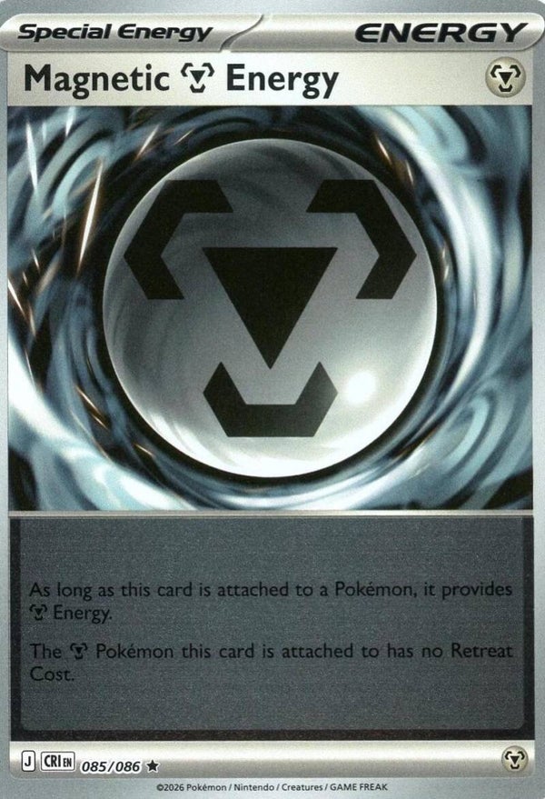 Magnetic Metal Energy 085/086 reverse holo Chaos Rising