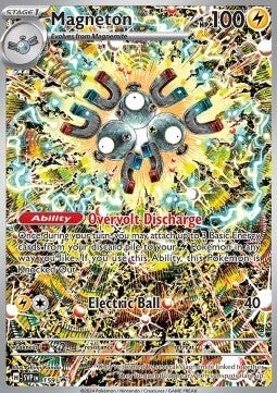 Magneton 159 black star promo holo surging sparks