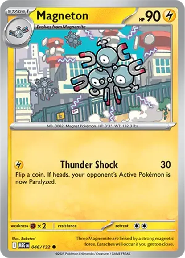 Magneton 046/132 Reverse Holo Mega Evolution