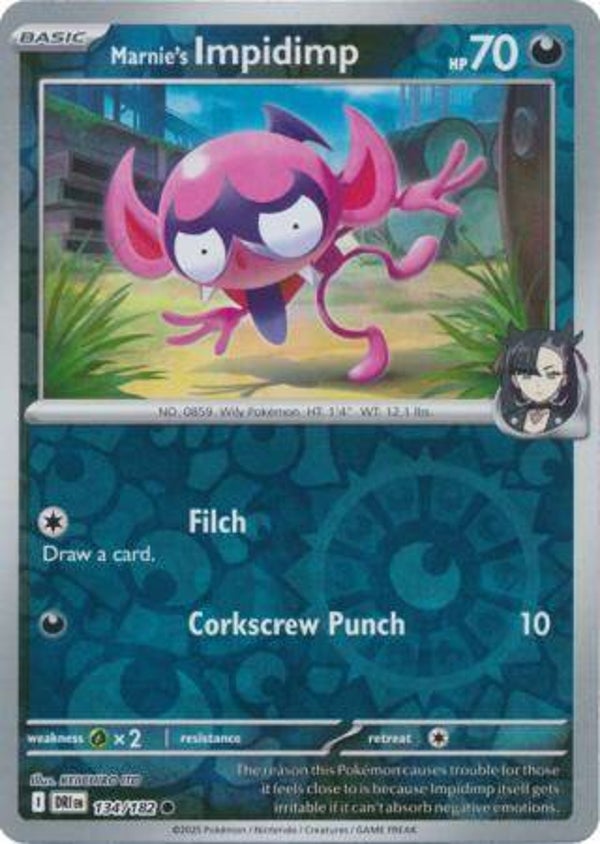 Marnie's Impidimp 134/182 Reverse Holo Destined Rivals