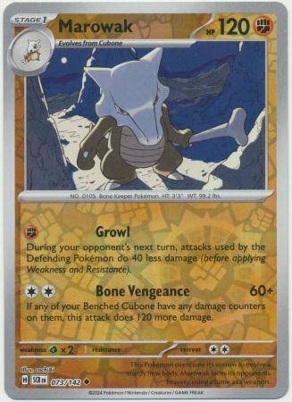Marowak 073/142 Reverse Holo Stellar Crown