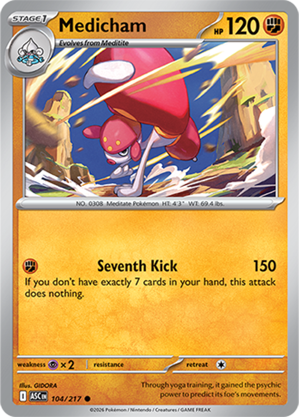 Medicham 104/217 Ascended Heroes