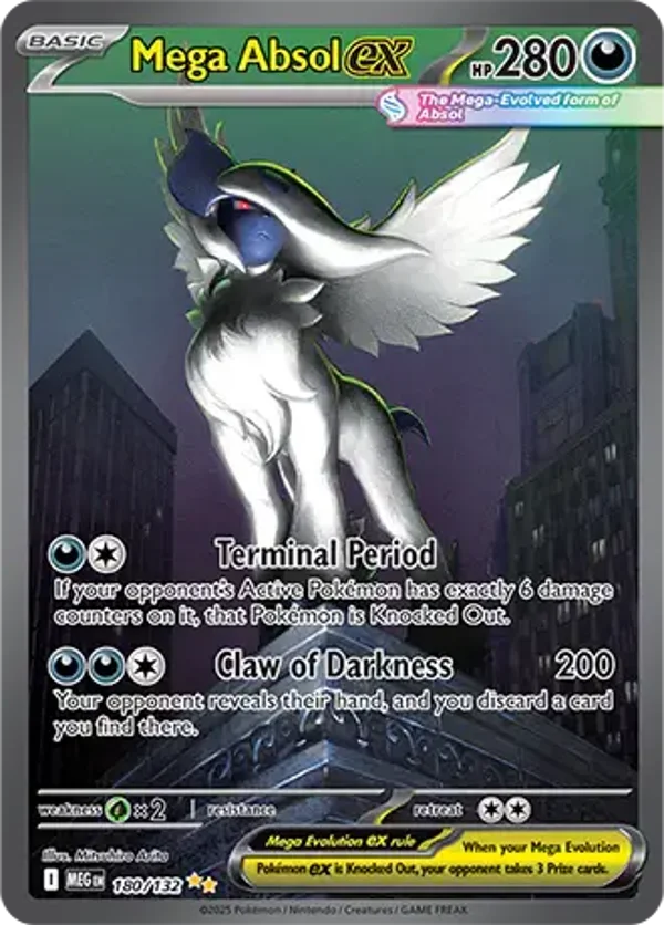 Mega Absol EX 180/132 Mega Evolution