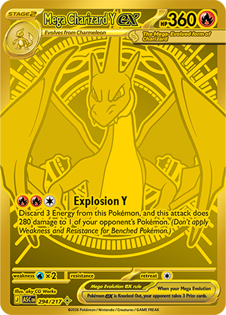 Mega Charizard Y EX 294/217 Ascended Heroes