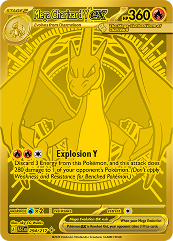 Mega Charizard Y EX 294/217 Ascended Heroes