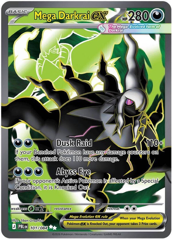 Mega Darkrai EX 101/084 Pitch Black