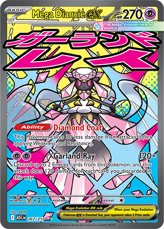 Mega Diancie EX 267/217 Ascended Heroes