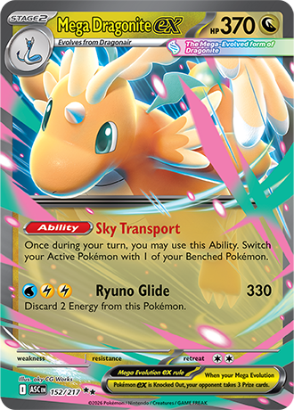 Mega Dragonite EX 152/217 Ascended Heroes
