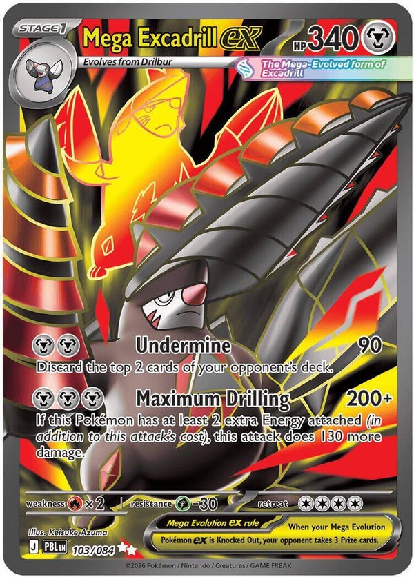 Mega Excadrill EX 103/084 Pitch Black