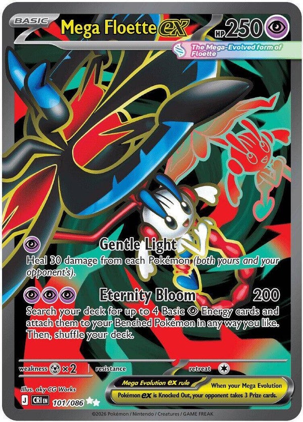 Mega Floette EX 101/086 Chaos Rising