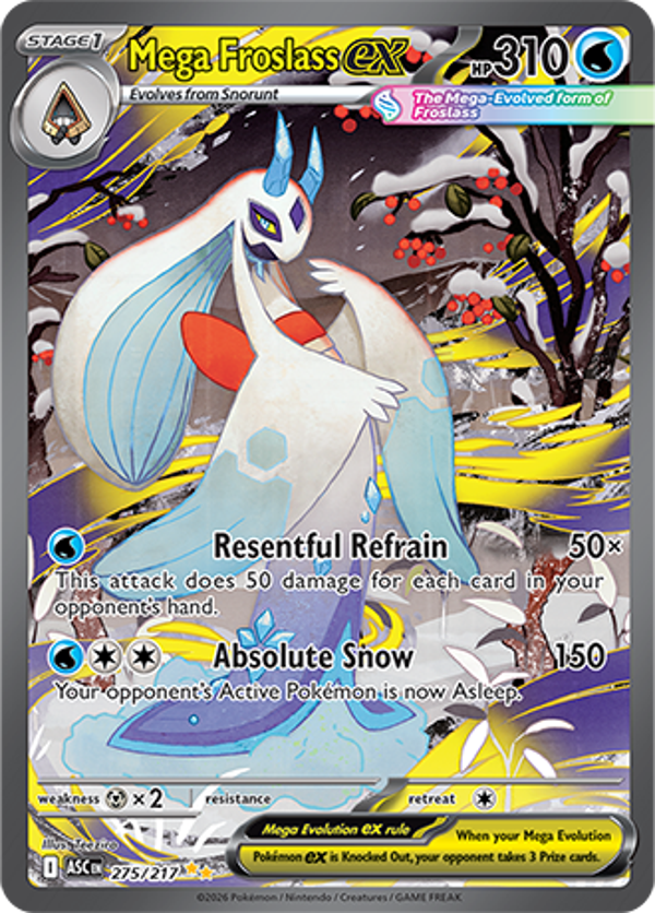 Mega Froslass EX 275/217 Ascended Heroes