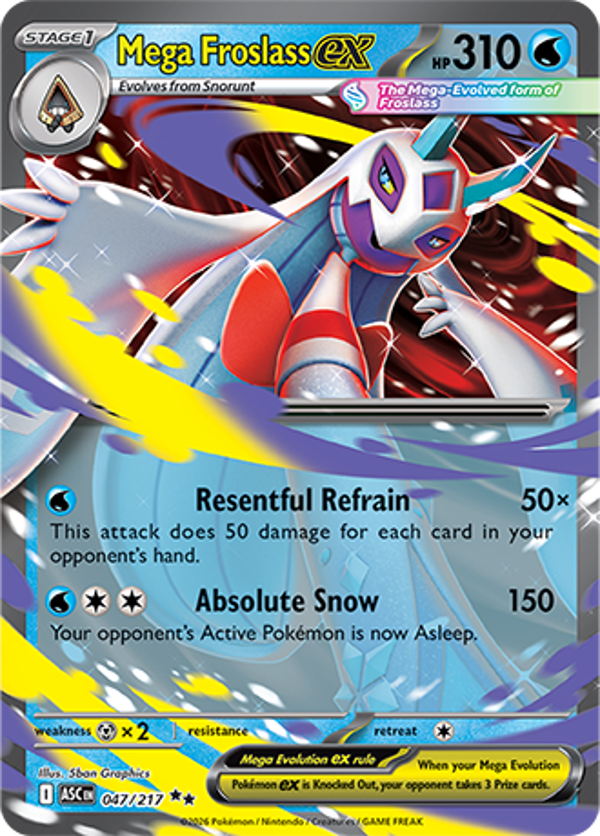 Mega Froslass EX 047/217 Ascended Heroes