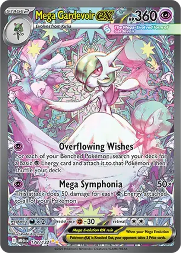 Mega Gardevoir EX 178/132 Mega Evolution