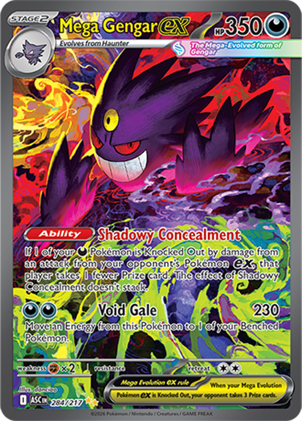 Mega Gengar EX 284/217 Ascended Heroes