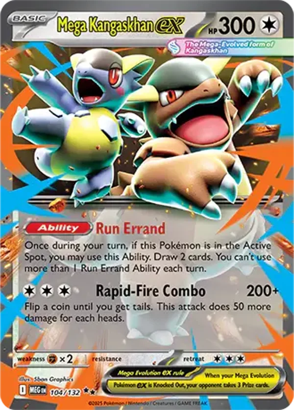 Mega Kangaskhan EX 104/132 Mega Evolution