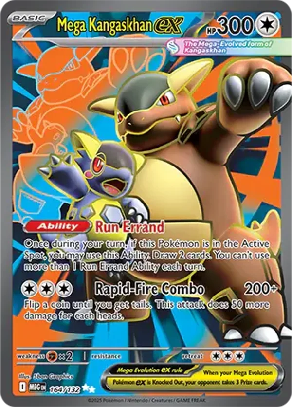 Mega Kangaskhan EX 164/132 Mega Evolution