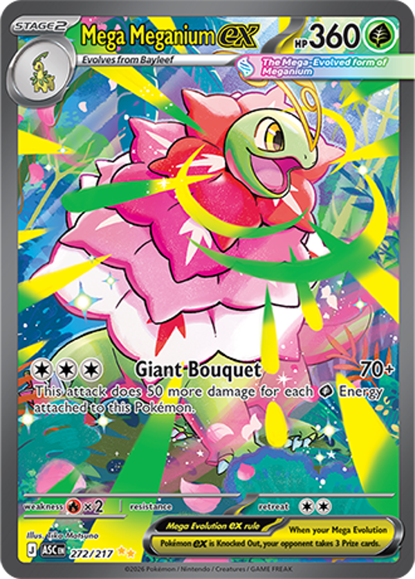 Mega Meganium EX 272/217 Ascended Heroes