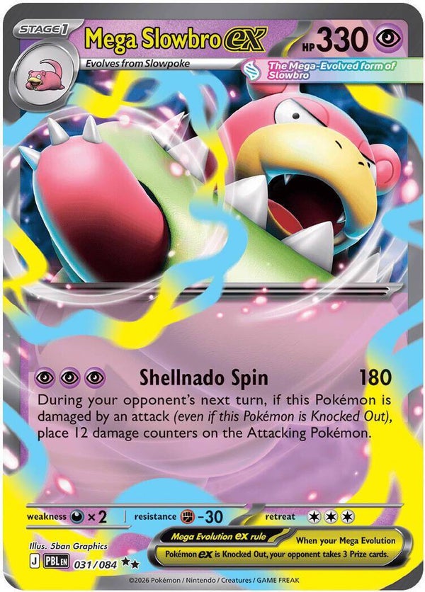 Mega Slowbro EX 031/084 Pitch Black