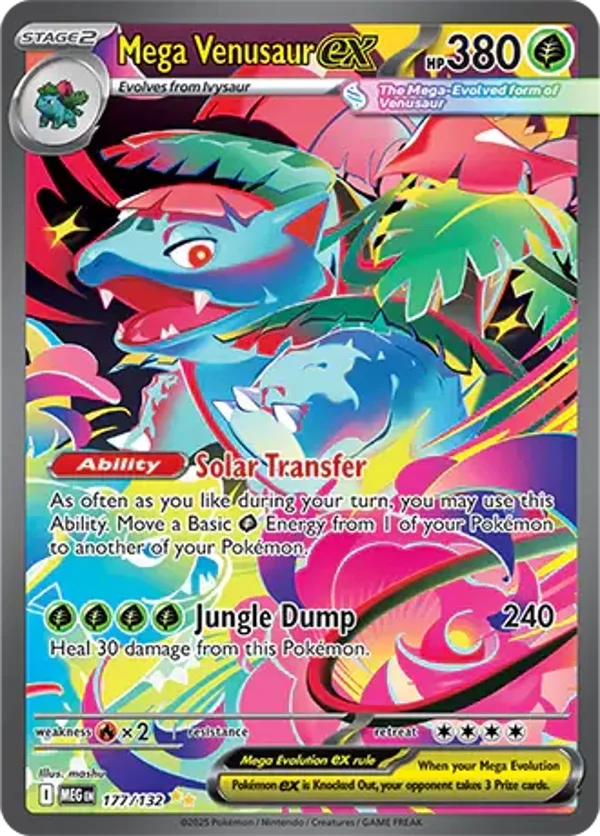 Mega Venusaur EX 177/132 Mega Evolution