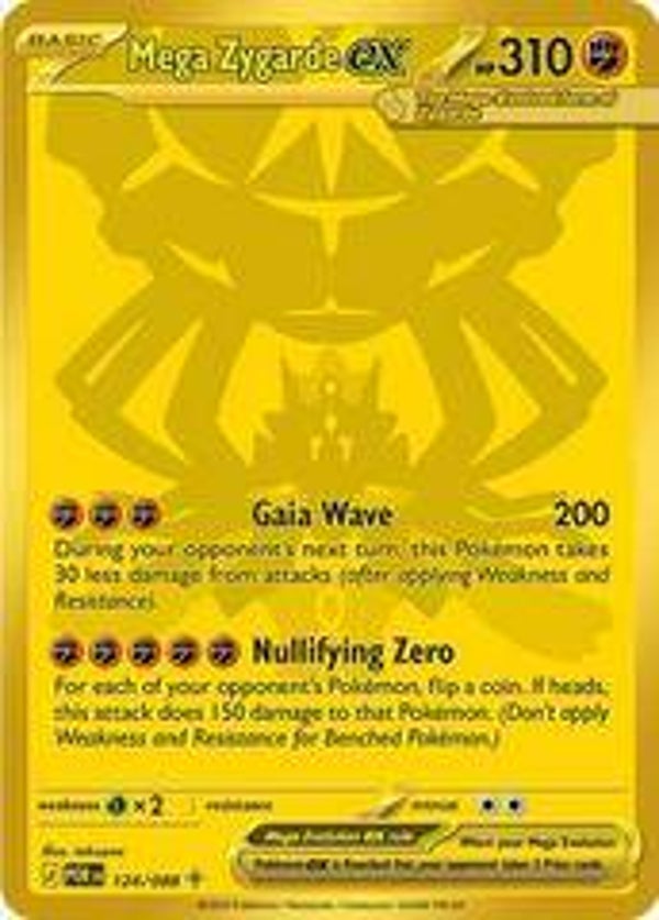 Mega Zygarde EX 124/088 Perfect Order