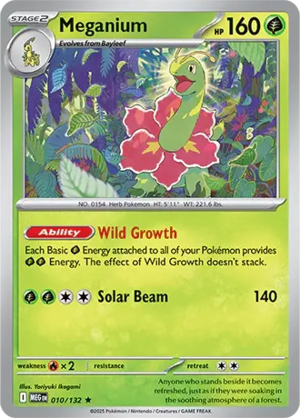 Meganium 010/132 Holo Mega Evolution