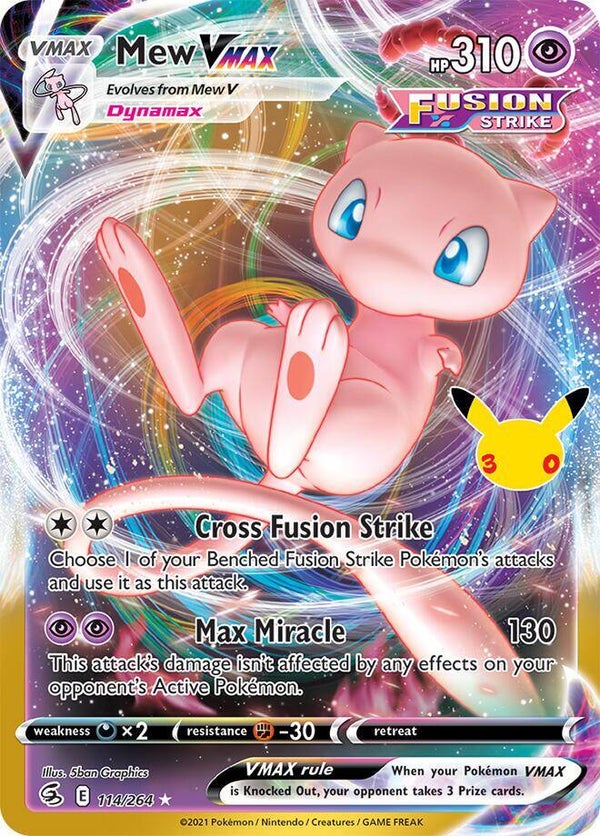 Mew VMAX 114/264 Classic 30th Anniversary