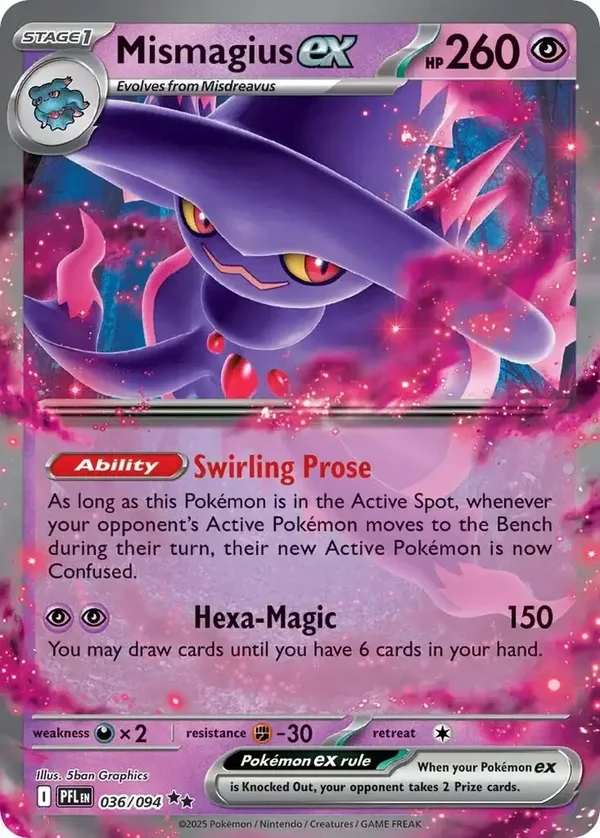 Mismagius EX 036/094 Phantasmal Flames