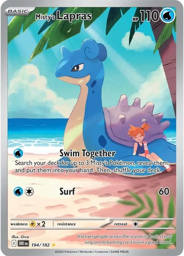 Misty's Lapras 194/182 Destined Rivals