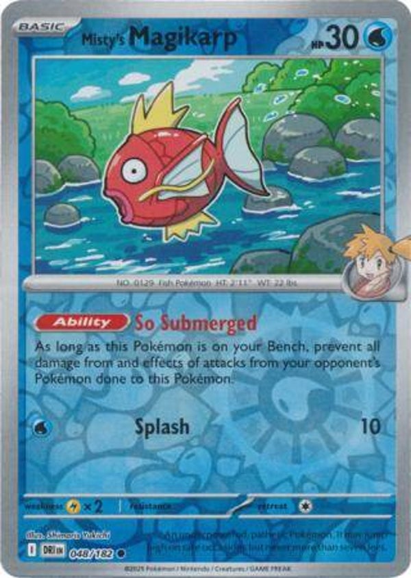 Misty's Magikarp 048/182 Reverse Holo Destined Rivals
