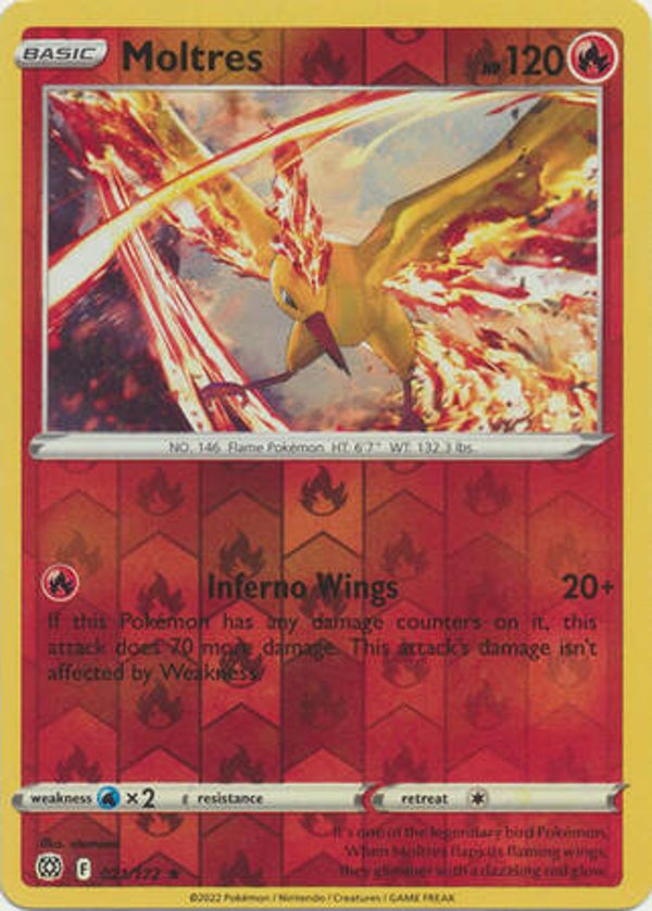 Moltres 21/172 reverse holo Brilliant Stars