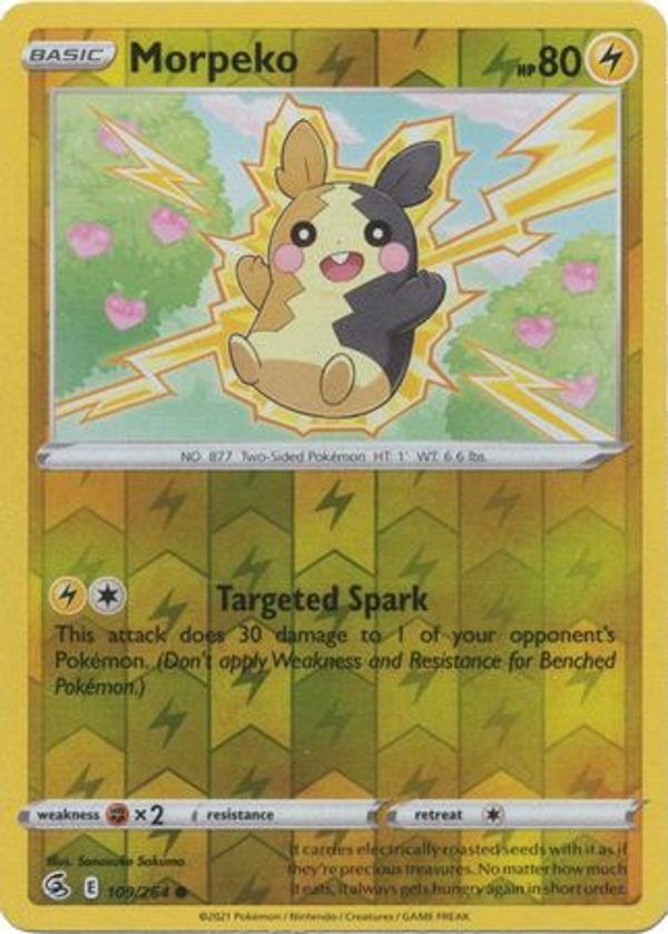 Morpeko 109/264 reverse holo (Fusion Strike)