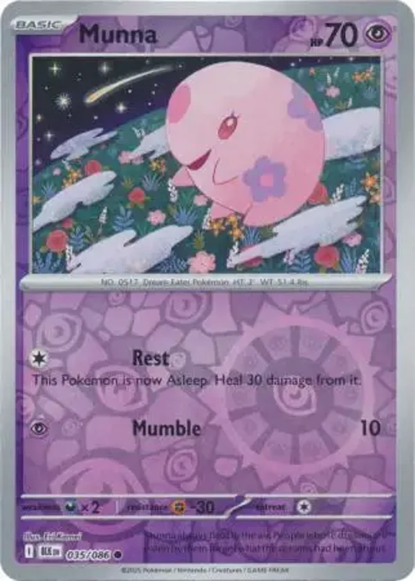 Munna 035/086 Reverse Holo Black Bolt