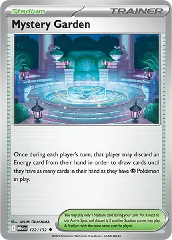 Mystery Garden 122/132 Reverse Holo Mega Evolution