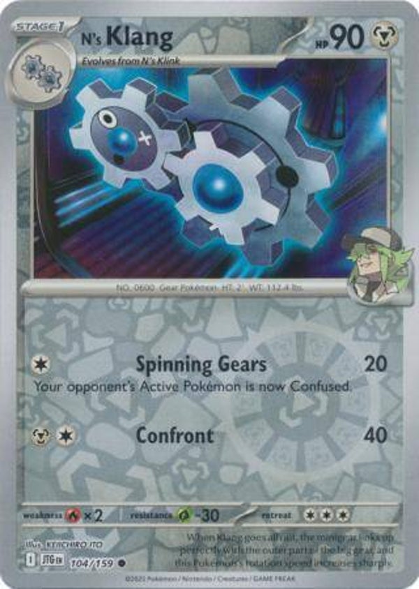 N's Klang 104/159 Reverse Holo Journey Together