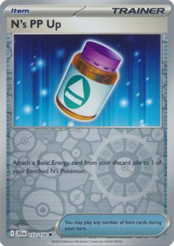N's PP Up 153/159 Reverse Holo Journey Together