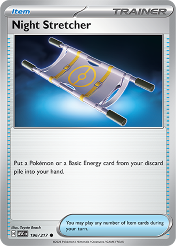 Night Stretcher 196/217 Ascended Heroes