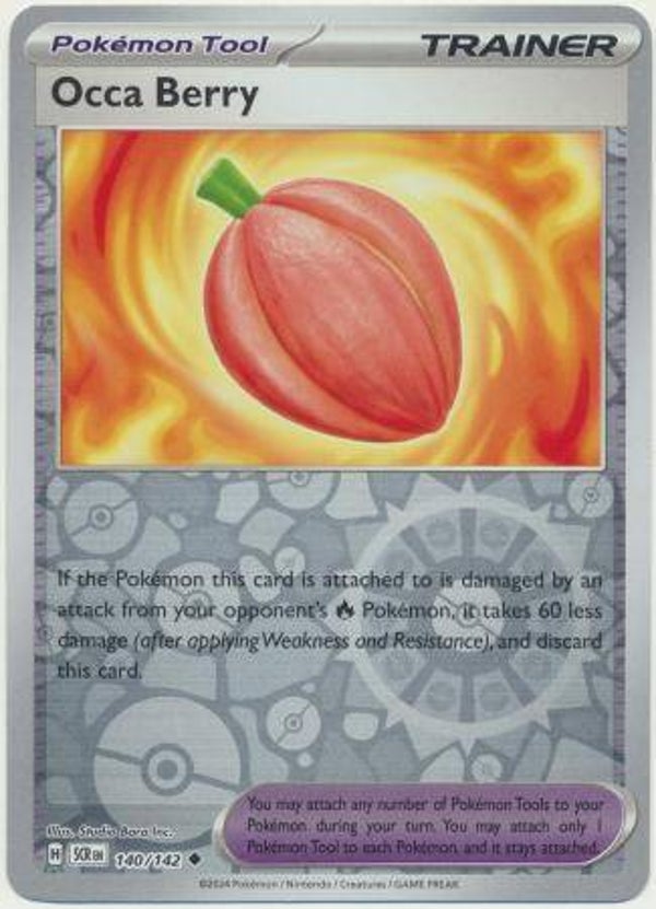 Occa Berry 140/142 Reverse Holo Stellar Crown