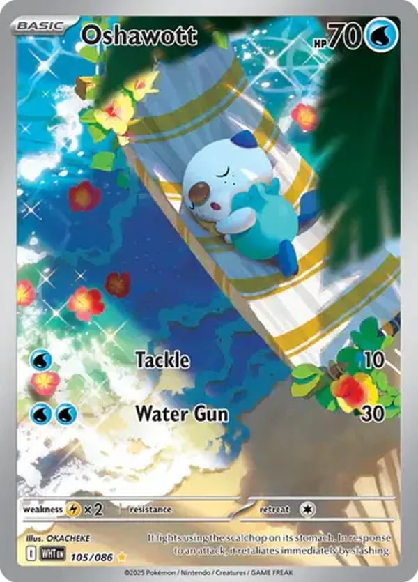 Oshawott 105/086 White Flare