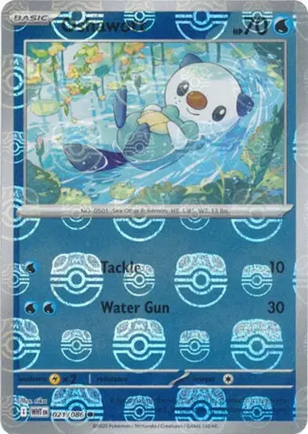 Oshawott 021/086 White Flare