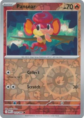 Pansear 014/086 Reverse Holo White Flare