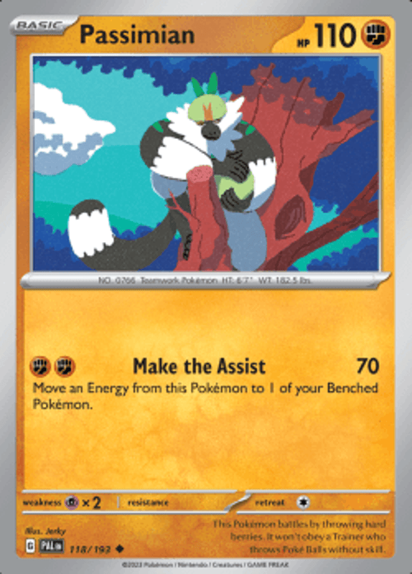 Passimian 118/193 reverse holo Paldea evolved