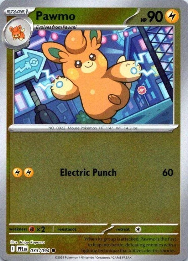 Pawmo 033/094 Reverse Holo Phantasmal Flames