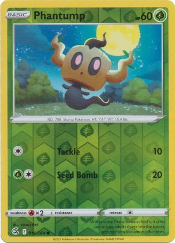 Phantump 016/264 reverse holo (Fusion Strike)