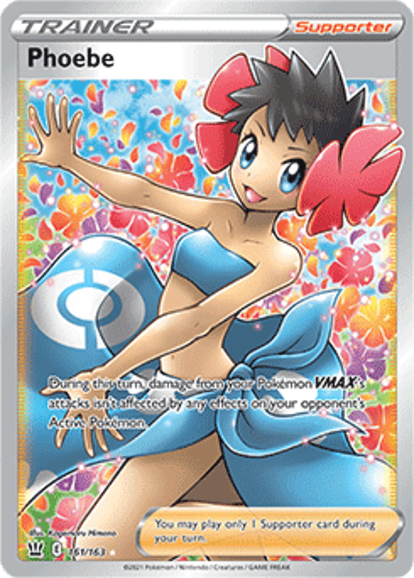 Phoebe 161/163 Full Art Trainer Battle Styles