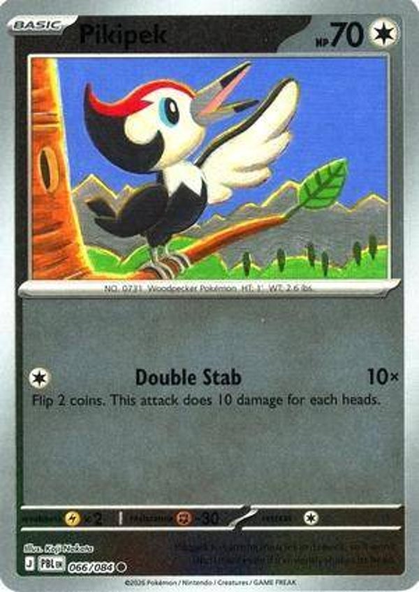 Pikipek 066/084 reverse holo Pitch Black