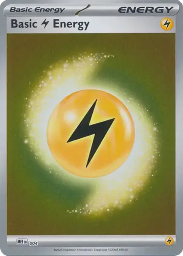 Lightning Energy MEE004 Reverse Holo Ascended Heroes